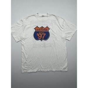 Vintage Florida Gators College Football X Large T-shirt White Short Sleeve